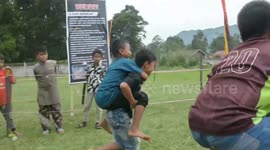 TRADITIONAL CHILD GAME OLYMPIC FUN
