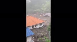 Japan landslide: Atami, Shizuoka, swamped with mud, at least 20 people missing
