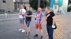 Atmosphere in Rome, Italy ahead of England vs Ukraine match