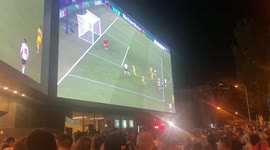 Atmosphere in Kyiv, Ukraine during England vs Ukraine match