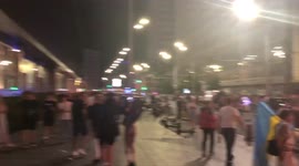 Atmosphere in Kyiv, Ukraine after England vs Ukraine match