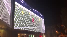 Atmosphere in Kyiv, Ukraine during England vs Ukraine match