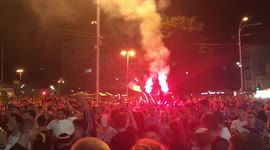 Flares to lift mood as Ukraine fans in Kyiv see team thoroughly beaten by England