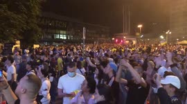 Darker mood descends in Kyiv as England put scoreline past Ukraine