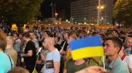 Atmosphere turns tense in Kyiv as England smash goals in against Ukraine