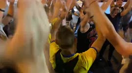 Atmosphere in Kyiv, Ukraine after England vs Ukraine match