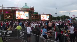 England’s 2nd goal vs Ukraine Fan cam. At ‘4TheFans’ Manchester Fan Park