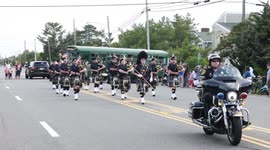 Independence Day marked with parade, bagpipes, classic cars, floats, fire trucks