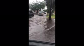 US: Heavy Rain Floods New Orleans Streets 2
