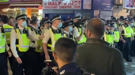 Euro 2020: Scuffles, clashes and arrests in London after England-Ukraine match
