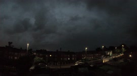 Stunning time lapse catches thunderstorm in Yorkshire, UK