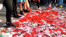 An act against President Jair Bolsonaro with protesters on Avenida Paulista in São Paulo, Brazil