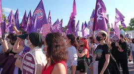 Protest Against Turkey's Withdrawal From Istanbul Convention