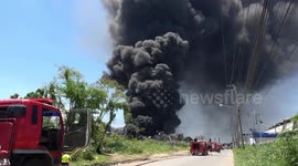 Thailand factory explosion kills one person and injures 12 as thousands of residents are evacuated