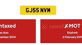 GJ55NVM punish me by close passing his tank untaxed since 2014!
