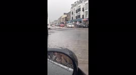UK: Portstewart Promenade Damaged By Flooding In Portstewart, Northern Ireland