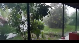 Elsa's torrential rains slam Cuba