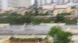 Newsflare Edit - US: Strong Wind Blows As Tropical Storm Elsa Approaches Florida
