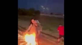 Firework fails and explodes in fire pit causing 3 people injured in Colorado
