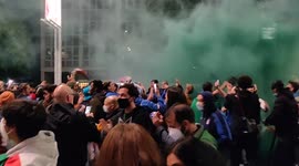 EURO 2020: Italy supporters celebrate in style in London streets following Spain win