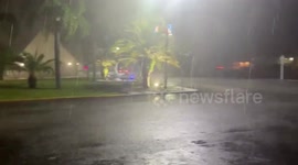 Heavy rain batters Florida as Hurricane Elsa nears