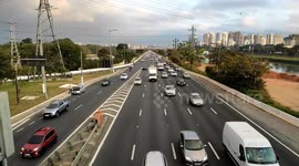 Traffic in São Paulo University City, Brazil