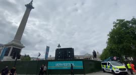 Euro 2020 fanzone in Trafalgar Square girds itself for influx of England fans
