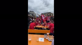 Euro 2020: Danish Fans In London Gather To Watch Semi-Final Hours Before Kick-Off