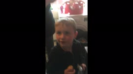 Sweary boy calls dad 'f***ing d**khead!'