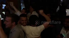 London pub erupts in joy as Harry Kane scores penalty rebound for England
