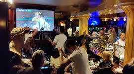 English pub goes wild as England score penalty to lead Denmark in Euros game