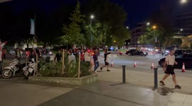 England fans celebrate
