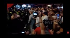 England fans take over Central London after Euros 2021 game Vs Denmark