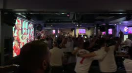 Nottingham pub erupts in celebration following England win over Denmark in Euro 2020