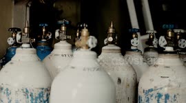 The need for oxygen cylinders for Covid-19 patients is increasing in Palembang, South Sumatra, Indonesia