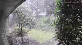 'Golf ball-sized' hail pelts northern New Jersey