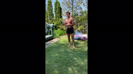 'Soldier Celebrates as he Returns Home Forever'