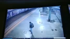 Pilot stops train and saves man’s life