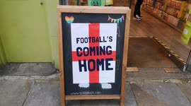 Shops In Islington Get Ready For The England Euro Final