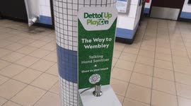Special Euro Based Hand Sanitizer Stations In Green Park Station