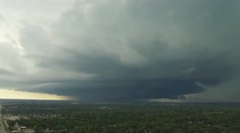 Supercell storm slams Iowa with huge hail