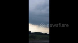 Possible tornado spotted in Northern England