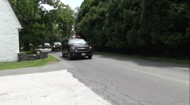 President of the United States Joe Biden motorcades to Fieldstone Golf Club in Delaware on July 10, 2021