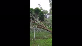 US: Aftermath Caused By Severe Storm Hits Omaha, Nebraska