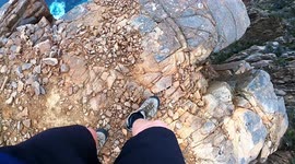 Insane CLIFFS! Too CLOSE for Comfort!