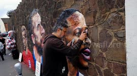 UK homeowner pays tribute to England football team with a stunning mural
