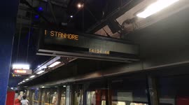 London Underground Shows Support For England On Its Train Indicators