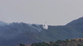 Spain: Firefighters Battle Against Massive Wildfire In Jubrique, Malaga
