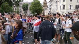 London Gets Taken Over By Football Fans