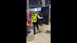 Watch moment England fans get escorted from Wembley after trying to watch Euros final WITHOUT ticket